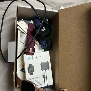 Fitbit Versa 2 Smartwatch with Multi-Color Bands